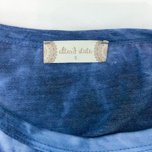 Altar’d State Cropped Tie-Dye Long Sleeve Top | Size Small - Picture 3 of 3